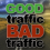 Good Traffic -vs- Bad Traffic