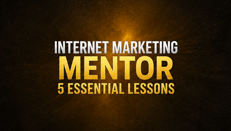 internet marketing mentor 5 essential lessons
